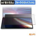 【 覗き見防止 360度 】フィルム GZBOX 10.95インチ デュアルタッチスクリーン DS18 ( 下画面 / カメラ穴なし ) プライバシーフィルター 保護フィルム ブルーライトカット 覗きみ防止フィルム のぞき見防止 アンチグレア パソコン PC