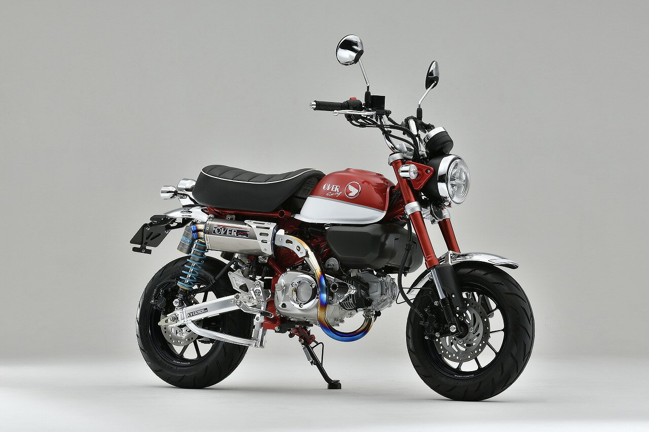 【在庫有】OVER Racing（オーヴァーレーシング）TT-Formula フルチタン アップマフラー Monkey125(-20)　16-012-07