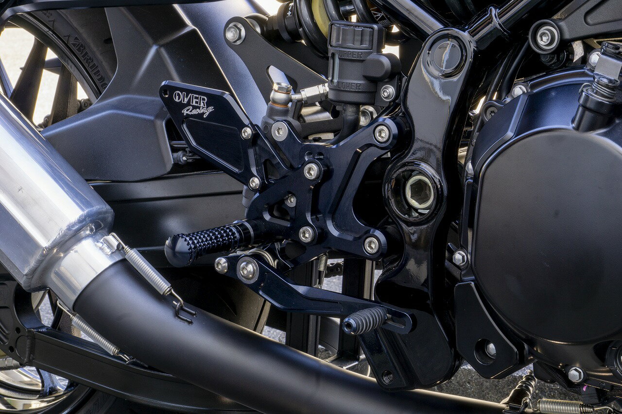 Rakuten - 【在庫有】OVER Racing（オーヴァーレーシング）BACK-STEP 4ポジション ブラック Z900RS　51-71-01B