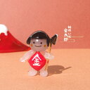 <ガラス細工 ミニチュアガラス 昔話 物語り 金太郎 和小物>鉞担いだ金太郎(再販)<ミニチュア小物 ガラス細工><ガラス細工 ファニチャー>【ギフト プレゼン...