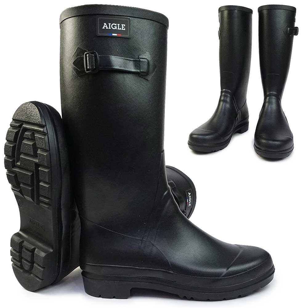 エーグル 【あす楽】エーグル AIGLE 長靴 レディース ZZF3646 セサックレディー 防水 ラバーブーツ ロング レインブーツ CESSAC LADY