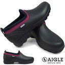 エーグル AIGLE 長靴 レディース ZZFNB53 レスフォー2 クロッグ 防水 ラバーシューズ レインシューズ LESSFOR 2