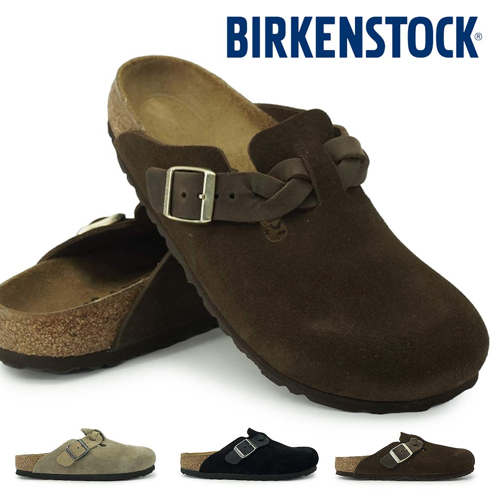 Rakuten - ビルケンシュトック BIRKENSTOCK サンダル レディース ボストン ブレイデッド スエードレザー ナロー幅 Boston Braided 26春夏新作