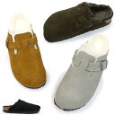 【あす楽】ビルケンシュトック Birkenstock ボストン シアリング スエード サンダル レディース コンフォート 定番 クロッグ Boston VL Shearling