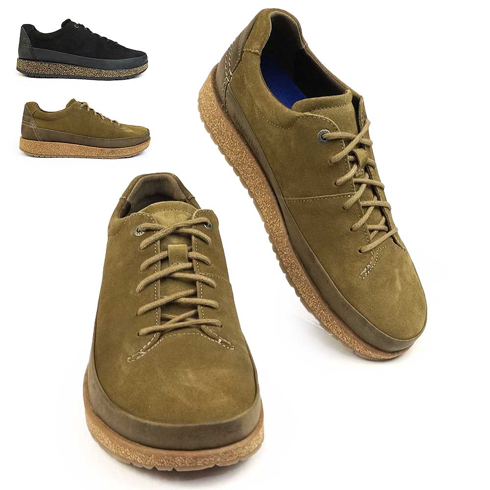 ビルケンシュトック Birkenstock メンズ スニーカー ホンネフ ロー 幅広 レギュラー Honnef low