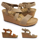 【限定クーポン6/27(金)1:59まで】ビルケンシュトック Birkenstock サンダル パピリオ シビル リング バックル レディース ウェッジソール ...