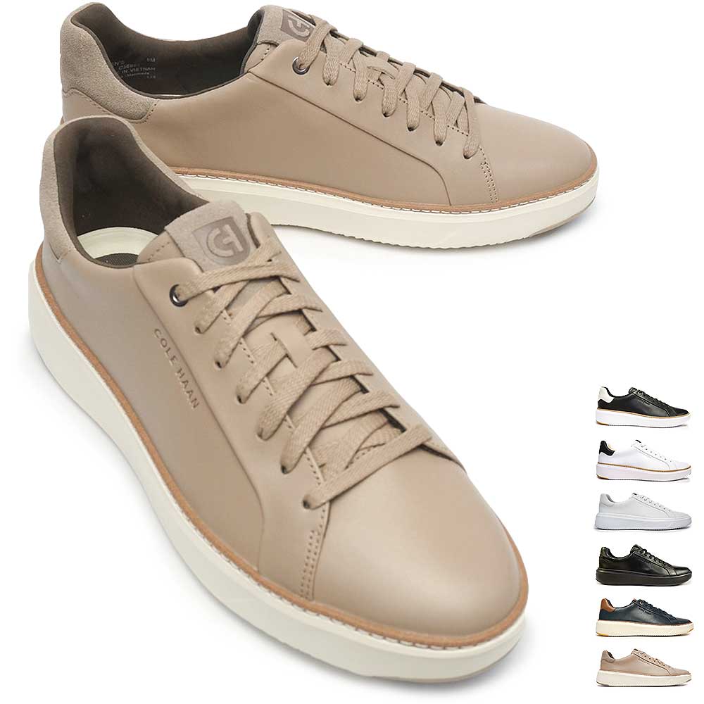 【あす楽】COLE HAAN メンズ レザースニーカー グランドプロ トップスピン スニーカー コールハーン GRANDPRO TOPSPIN SNEAKER