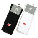 ニューバランス new balance 靴下 パッチロゴ LAS33763 クルーソックス 3Pソックス メンズ レディース Crew 3P Socks