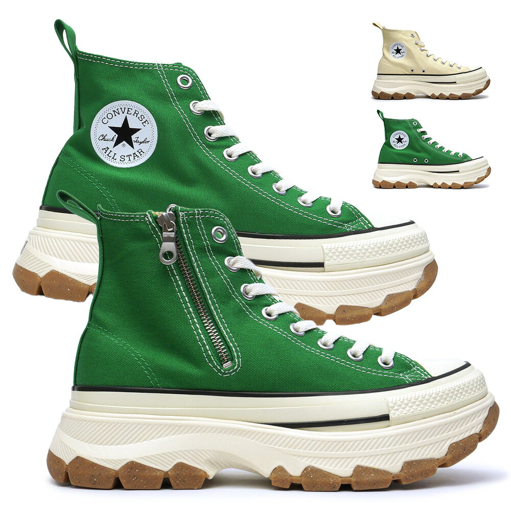 コンバース CONVERSE オールスター アール トレックウエーブ Z HI 厚底 スニーカー ファスナー メンズ レディース ハイカット シャンクソール ALL STAR R TREKWAVE Z HI