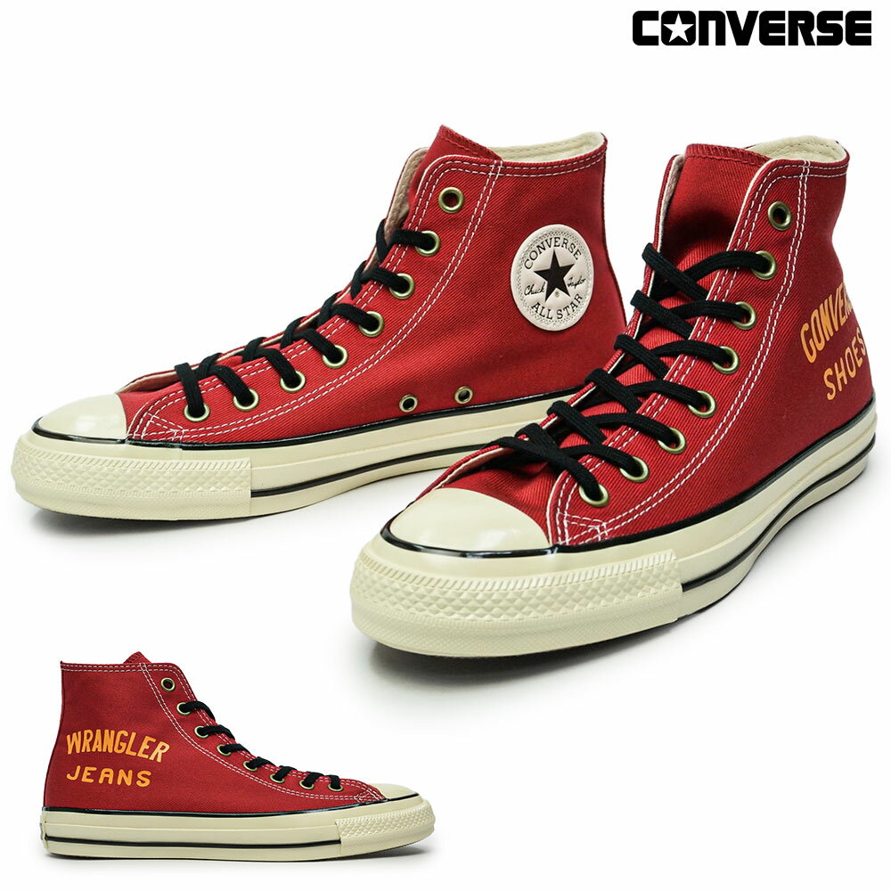 楽天ジョイスキップコンバース メンズ スニーカー オールスター エイジド CJ HI ラングラー ハイカット オリジナル レトロ感 コラボ CONVERSE ALL STAR AGED CJ HI / Wrangler 25秋冬新作