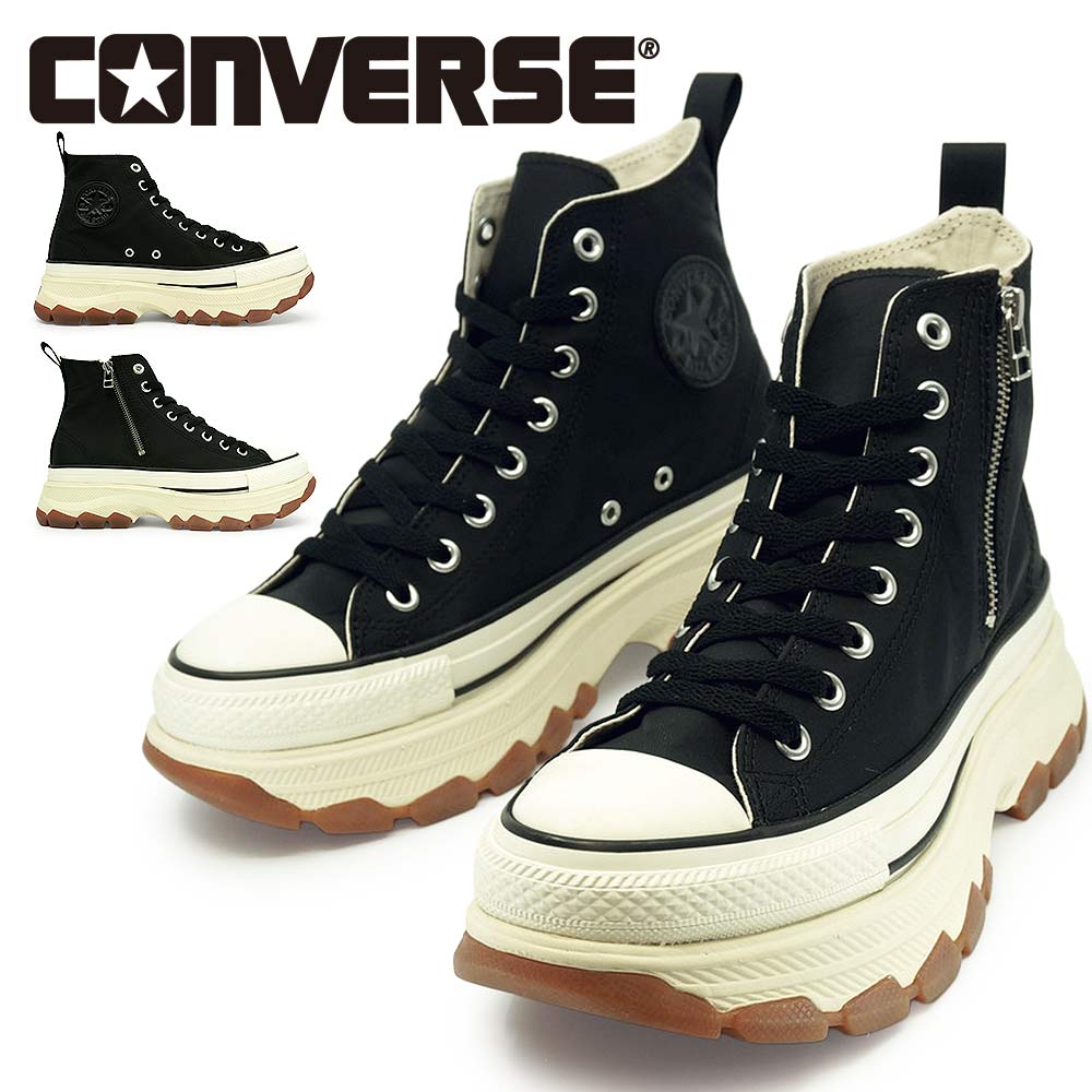 樂天商城 - コンバース CONVERSE オールスター トレックウエーブ NL Z HI 厚底 スニーカー メンズ レディース サイドジップ ALL STAR TREKWAVE NL Z HI 26春夏新作
