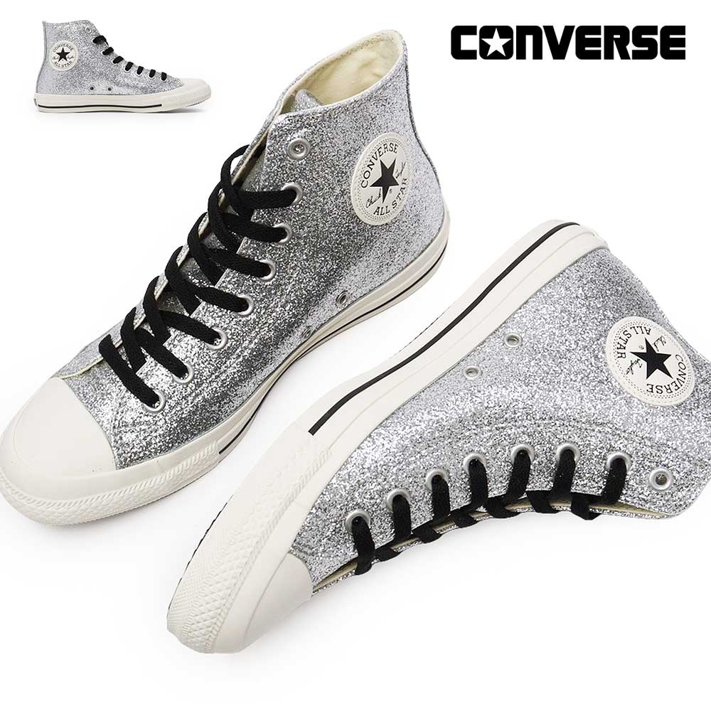コンバース ラメ スニーカー オールスター GT HI シルバー グリッター ハイカット レディース メンズ CONVERSE ALL STAR GT HI 26春夏新作