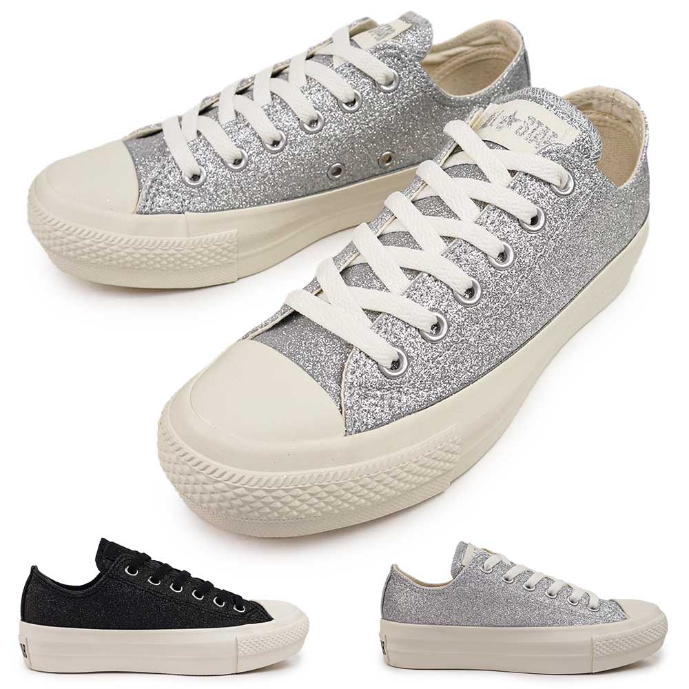 コンバース CONVERSE スニーカー レディース オールスター PLTS グリッター OX ローカット 厚底 ALL STAR PLTS GLITTER OX
