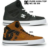 ڤڡDC SHOES ˡ ԥ奢ϥȥå WC SE SN DM224025  ǥ ϥå ǥ˥ 󥻥ƥå쥶 DC PURE HIGH-TOP WC SE SN ADYS400093