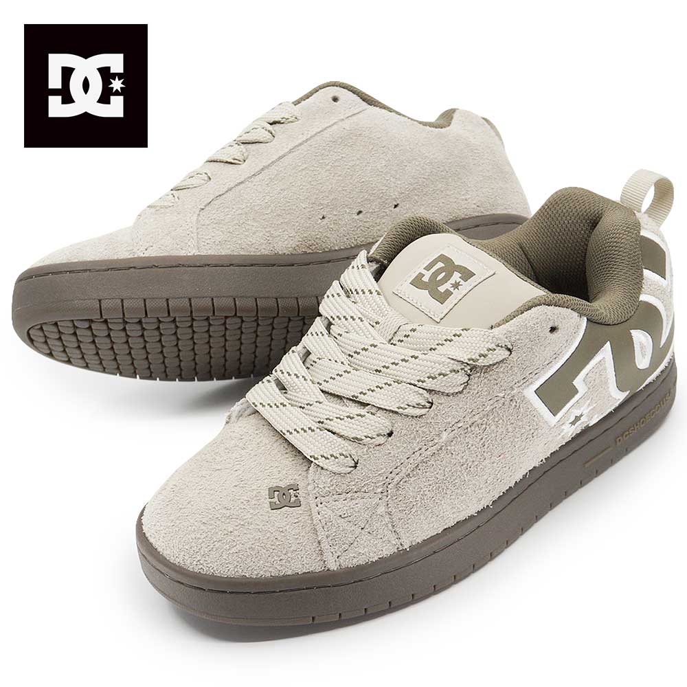 樂天商城 - DC shoes スニーカー メンズ COURT GRAFFIK SE DM262008 ビッグロゴ ヘアリースエード ディーシーシューズ dcシューズ ファット 90s 90年代 ストリートスタイル 26春夏新作