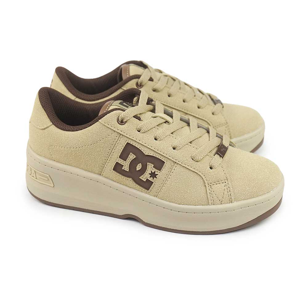 スケーターDC Shoes スニーカー ベージュ系　greeny 楽天市場】スニーカー（ブランドDC・カラーベージュ）（レディース靴