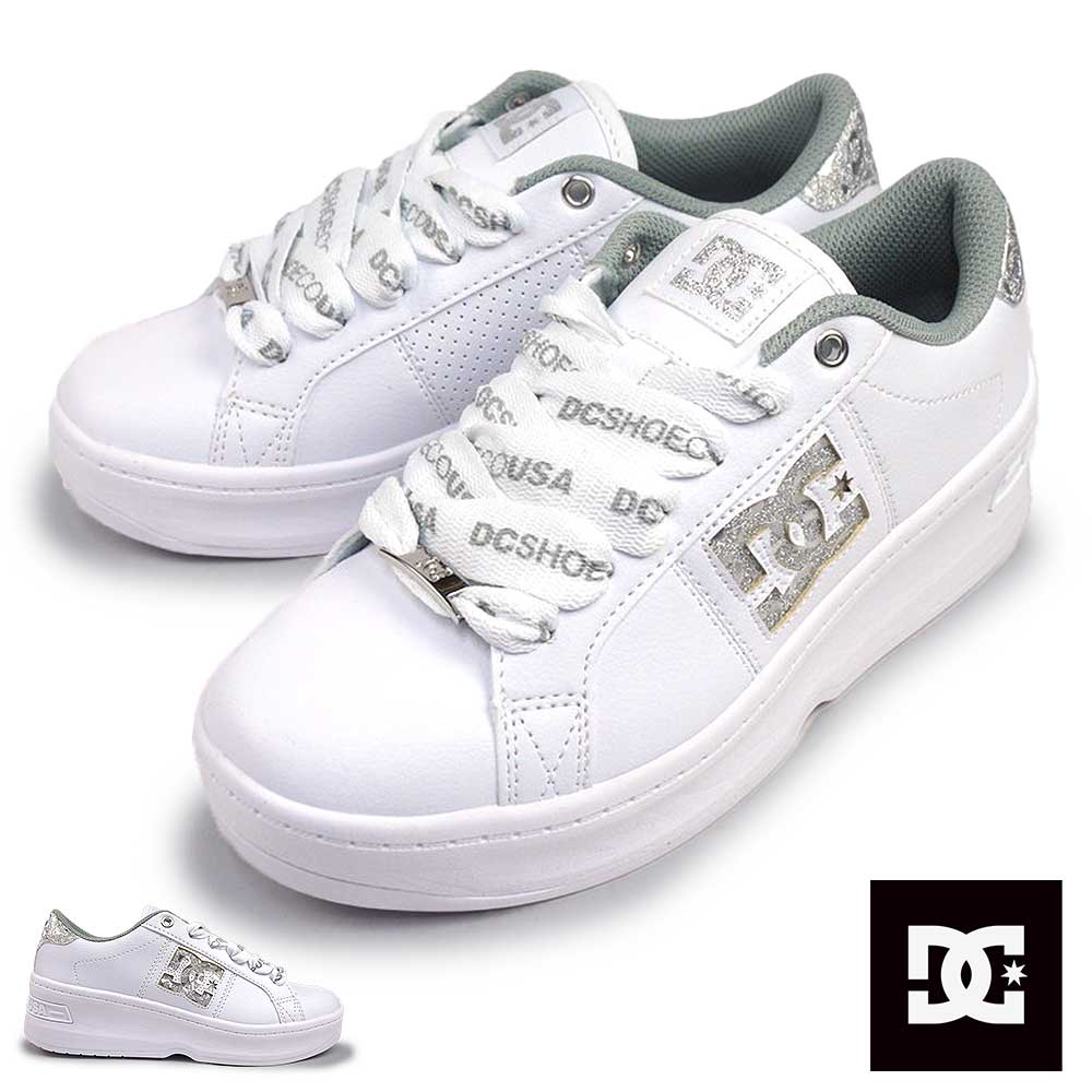 DC shoes スニーカー 厚底 BALMY DW261608 レディース 白 ディーシーシューズ DC SHOES 26春夏新作