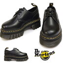 【あす楽】ドクターマーチン Dr.MARTENS 厚底 カジュアルシューズ AUDRICK 3ホールシューズ レディース 軽量 本革 AUDRICK 3 EYE SHOE