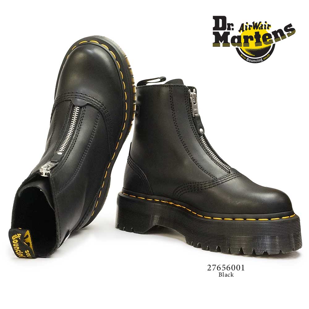 ドクターマーチン 【あす楽】ドクターマーチン Dr.MARTENS レディース ブーツ JETTA ジップ ブーツ 厚底 ショート センタージップ ARDERN JETTA Boot