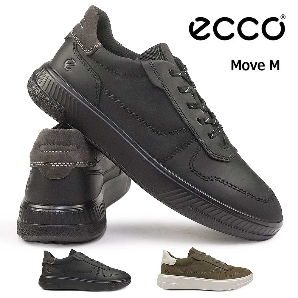樂天商城 - エコー ECCO 靴 レザースニーカー メンズ 551624 Move M ウォーキングシューズ 本革 カジュアルシューズ Move M 25秋冬新作