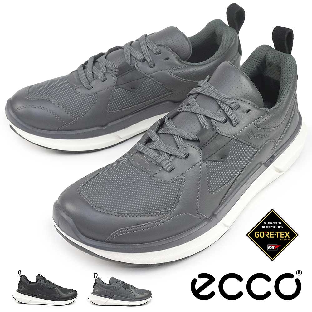 Rakuten - エコー 靴 メンズ スニーカー バイオム 2.2 830814 防水 ゴアテックス BIOM レザースニーカー GORETEX 最上級 最新作 透湿 レザー ecco biom 25秋冬新作