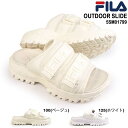 FILA レディース サンダル 厚底 5SM01799 アウトドアスライド マジックベルト フィラ OUTDOOR SLIDE