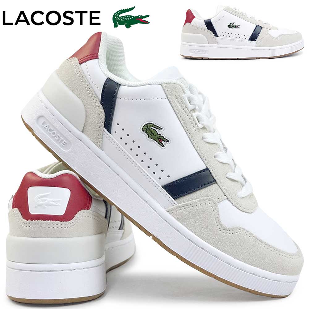 ラコステ LACOSTE スニーカー レディース 40SFA0043 T-CLIP 0120 2 SFA 本革