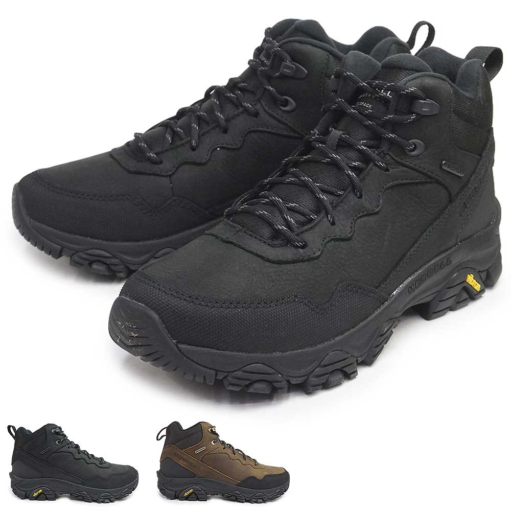【P10倍祭 12/4 20:00〜】メレル MERRELL メンズ 防水 ブーツ コールドパック 3 サーモ MID ウォータープルーフ スノーブーツ 雪国 COLDPACK 3 THERMO MID WATERPROOF