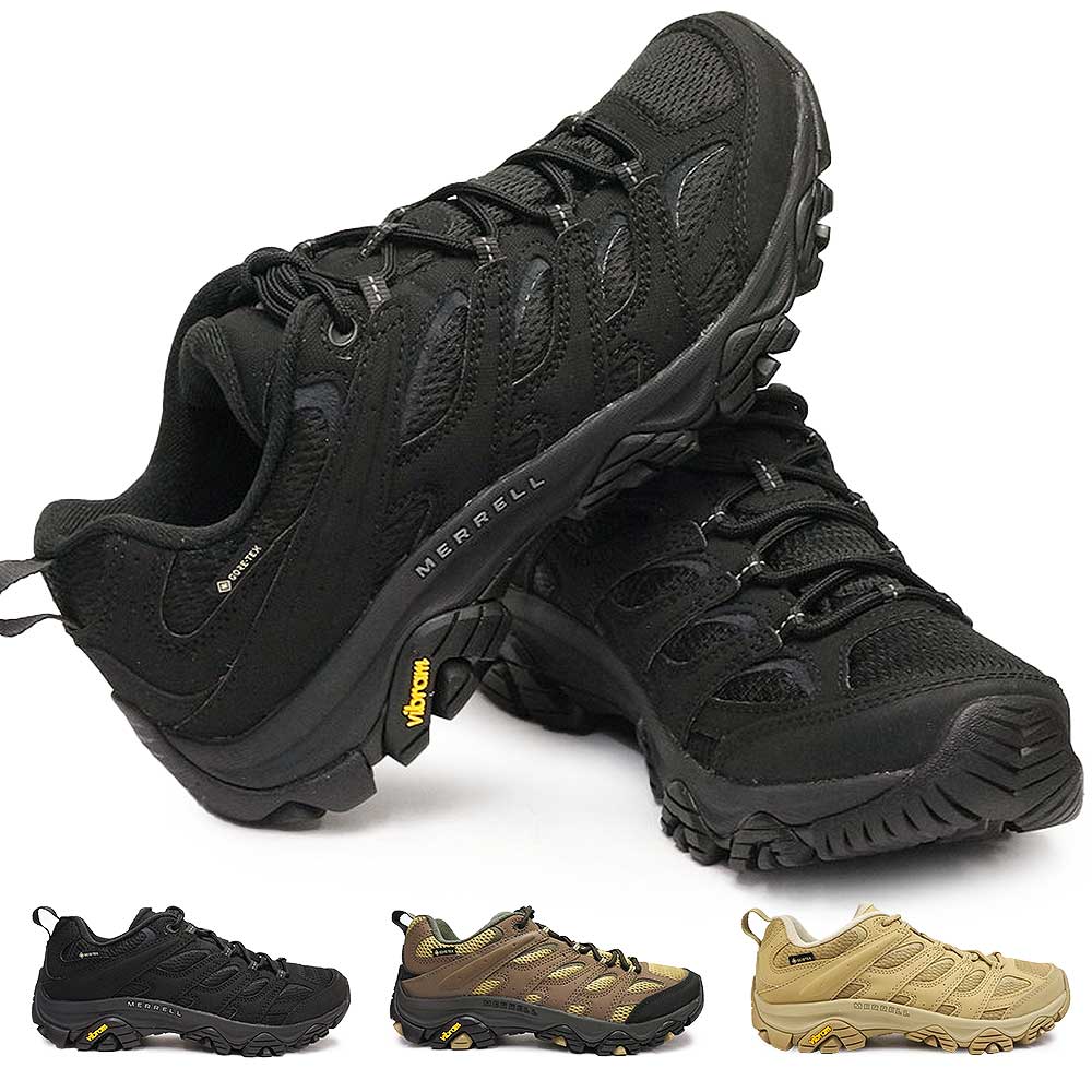 【あす楽】メレル MERRELL 防水 アウトドアシューズ モアブ 3 シンセティック GTX ゴアテックス 防水 透湿 メンズ 全天候型 ハイキング トレッキング ローカット MOAB 3 SYNTHETIC GORE-TEX