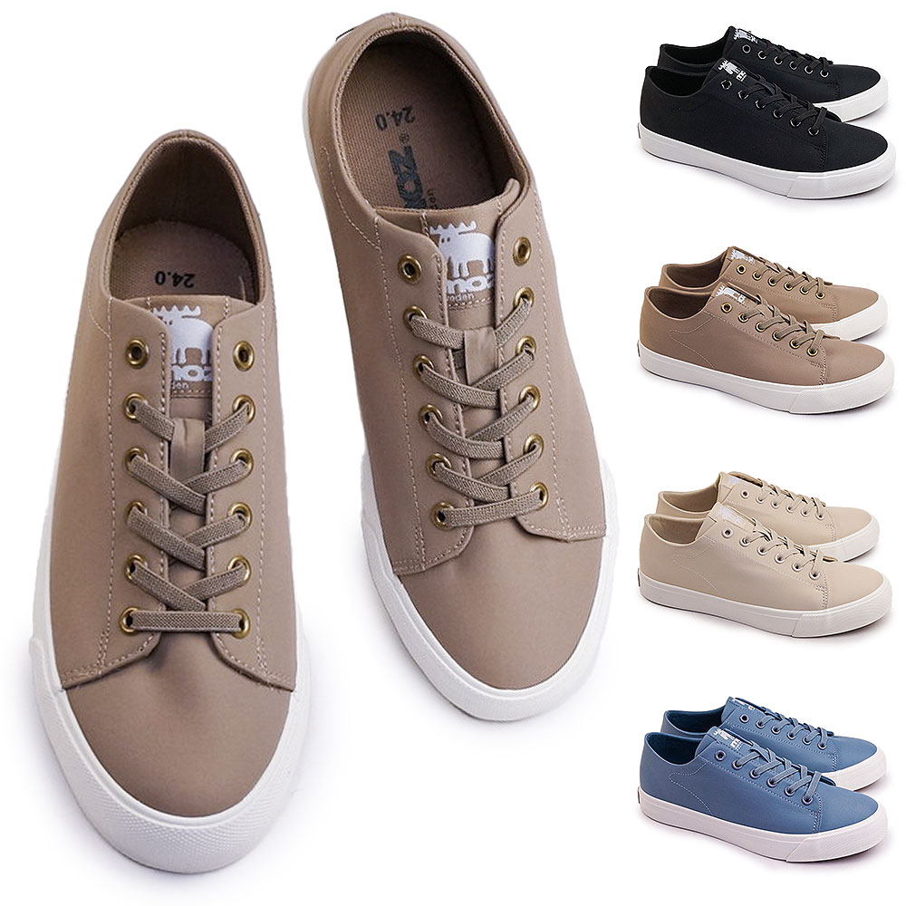 モズ moz 防水 レディース MZ6001 レインスニーカー 撥水加工 ゴアレース 軽量 シンプルのサムネイル