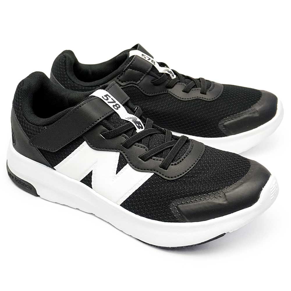 ニューバランス new balance キッズ スニーカー GT578 BK ジュニア 子供靴 シンプ...