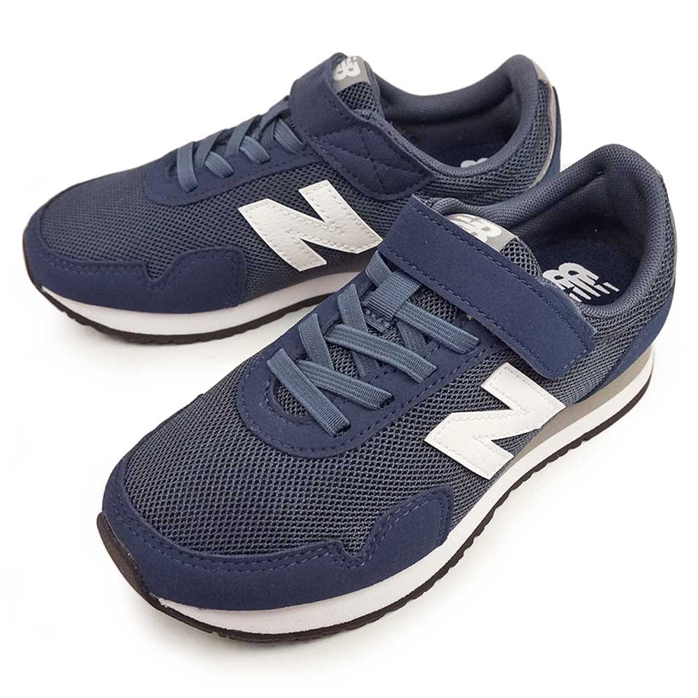 Rakuten - 【P10倍セール 6/11(木)1:59まで】ニューバランス new balance キッズ スニーカー PV323 NV 定番カラー ジュニア 子供靴 シンプル マジックテープ