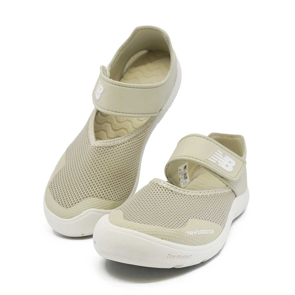 Rakuten - 【P10倍セール 6/11(木)1:59まで】ニューバランス new balance キッズ サンダル Y208 3V1 ベージュ ジュニア メッシュ マジックテープ スポーツサンダル 208 Hook and Loop 26春夏新作