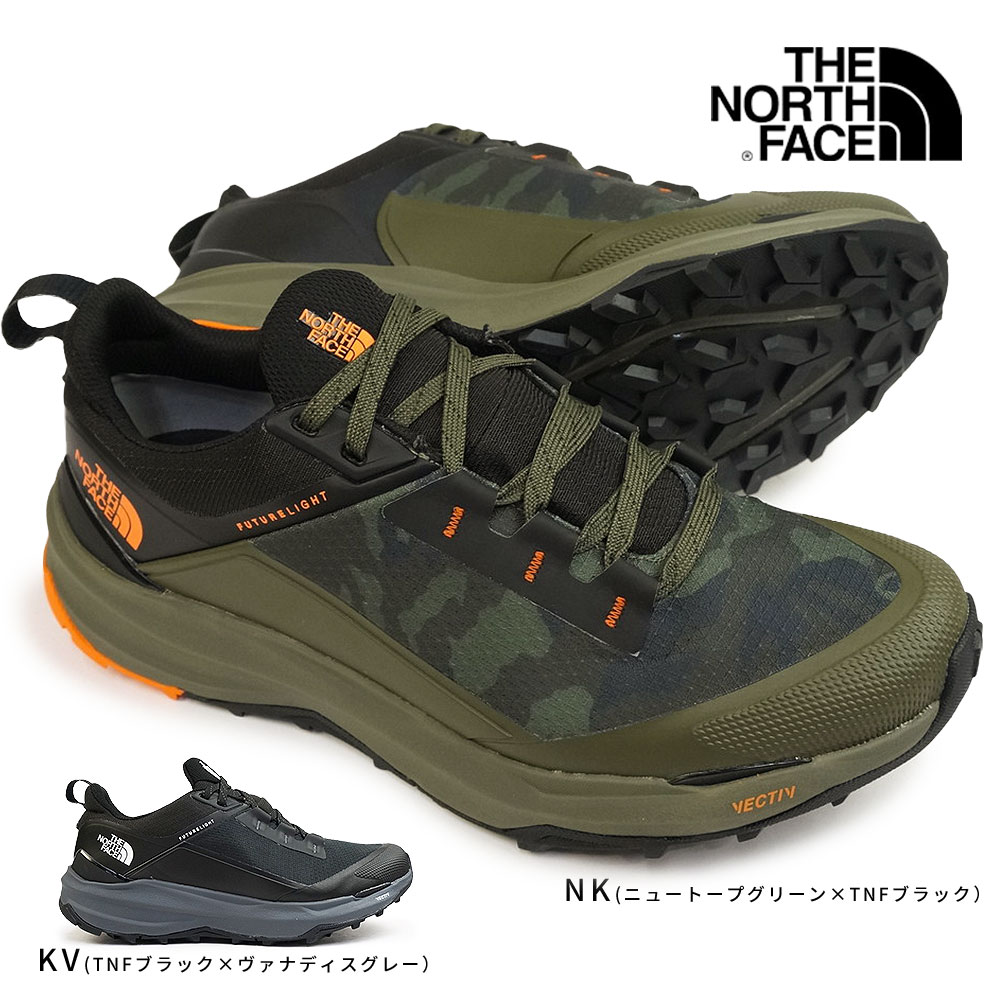 【あす楽】THE NORTH FACE ザ ノースフェイス スニーカー 防水 NF02322 メンズ ハイキング トレッキングシューズ 軽量 VECTIV Exploris II FUTURELIGHT