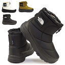 ザ THE ノースフェイス 防水 スノーブーツ NF52280 メンズ レディース ヌプシ ウォータープルーフ ロゴ ショート NORTH FACE Nupts...