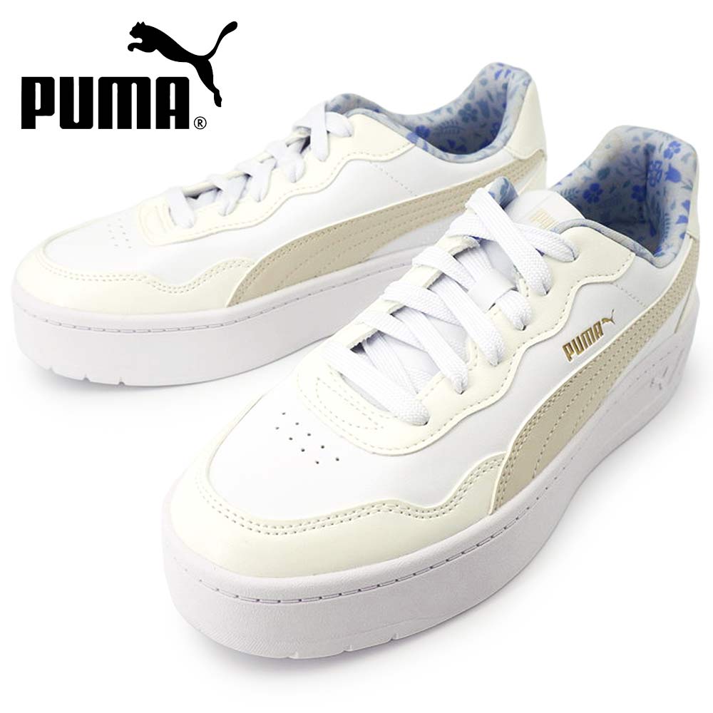 PUMA - プーマ PUMA レディース スニーカー 407396 コート ラリー スカイ フラワー 厚底 COURT LALLY SKYE FLOWER 26春夏新作