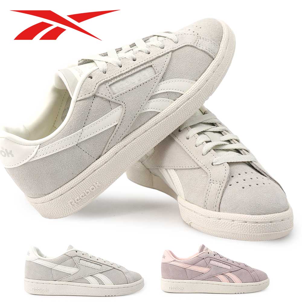 リーボック Reebok スニーカー クラブシー グラウンズ UK レディース スエード レトロスニーカー 天然皮革 CLUB C GROUNDS UK 26春夏新作