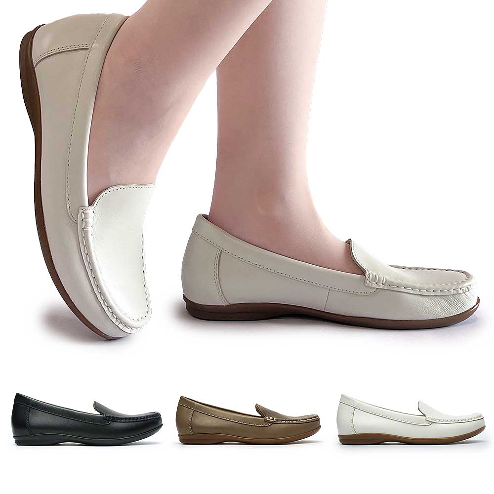 R.(アールドット) R. byリーガル レディース フラットシューズ S06C レザー 本革 軽量