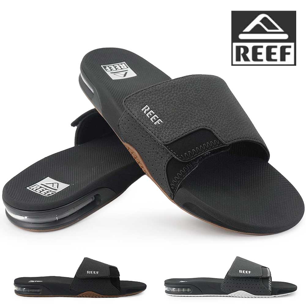 Rakuten - リーフ REEF スライドサンダル メンズ FANNING SLIDE ビーチサンダル マジック ベルクロ 素足 OFFSHORE 26春夏新作