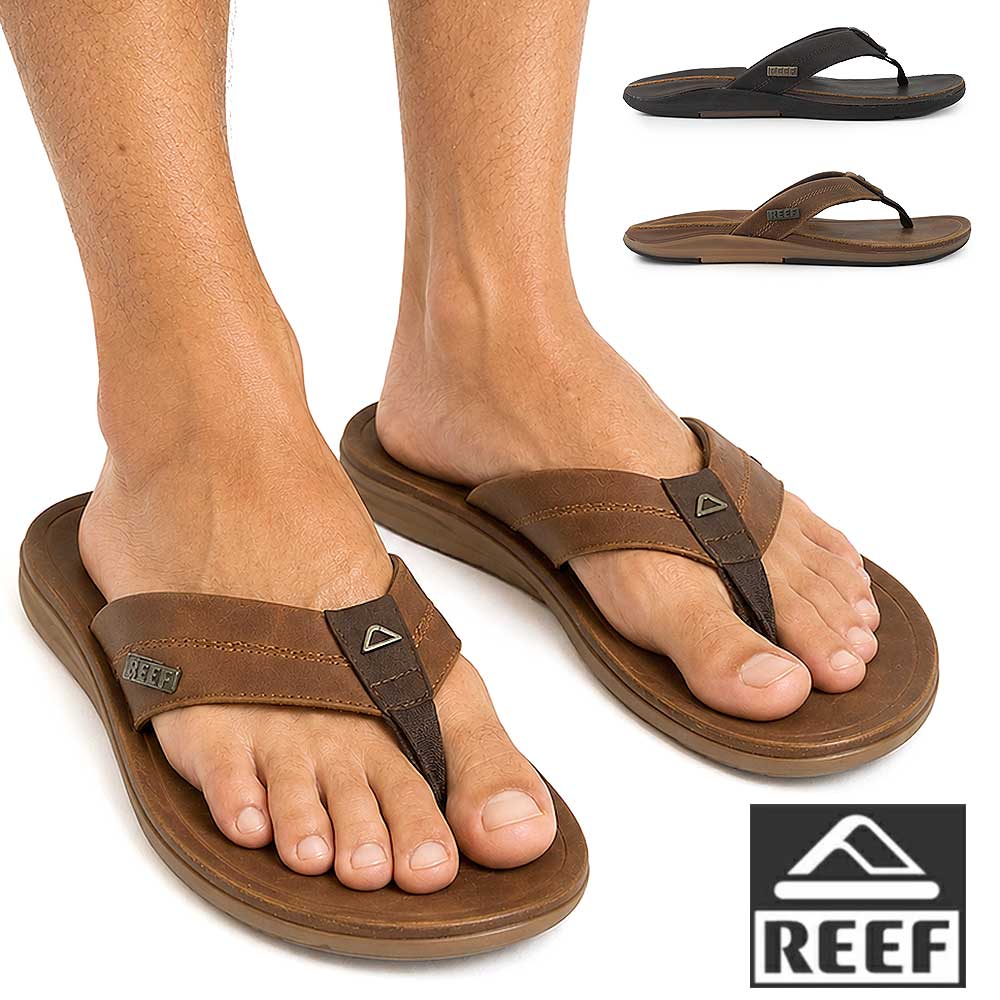 Rakuten - リーフ REEF トングサンダル メンズ LEATHER OFFSHORE レザーサンダル ビーチサンダル LEATHER OFFSHORE 26春夏新作