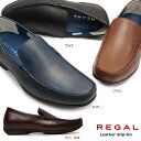 リーガル REGAL 靴 メンズ スリッポン 56HR モカシン レザー ビジネスカジュアル ロングノーズラスト モールドソール