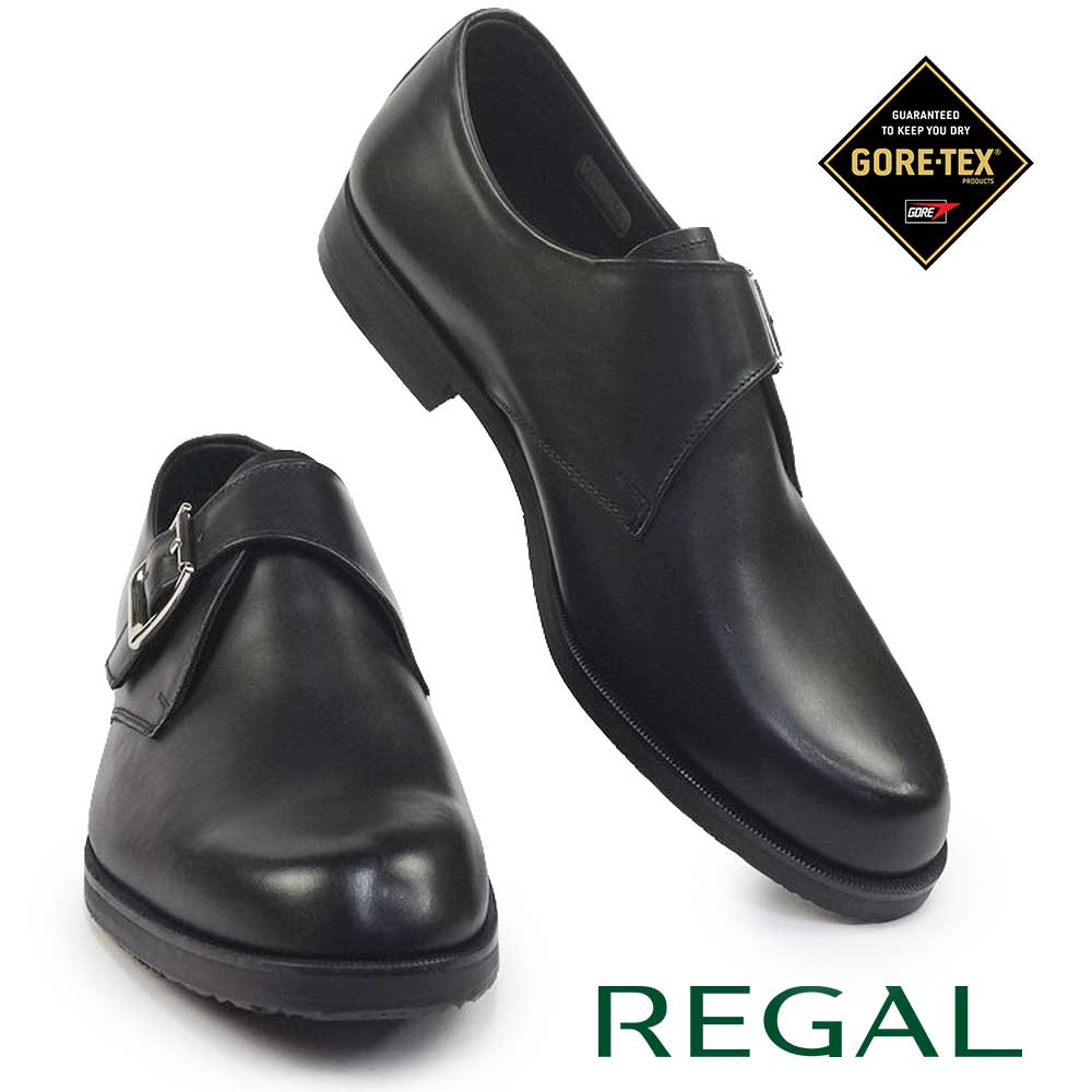リーガル 靴 メンズ 37CL CJPA モンクストラップ ゴアテックス 雪道対応ソール 幅広 防水 日本製 REGAL..