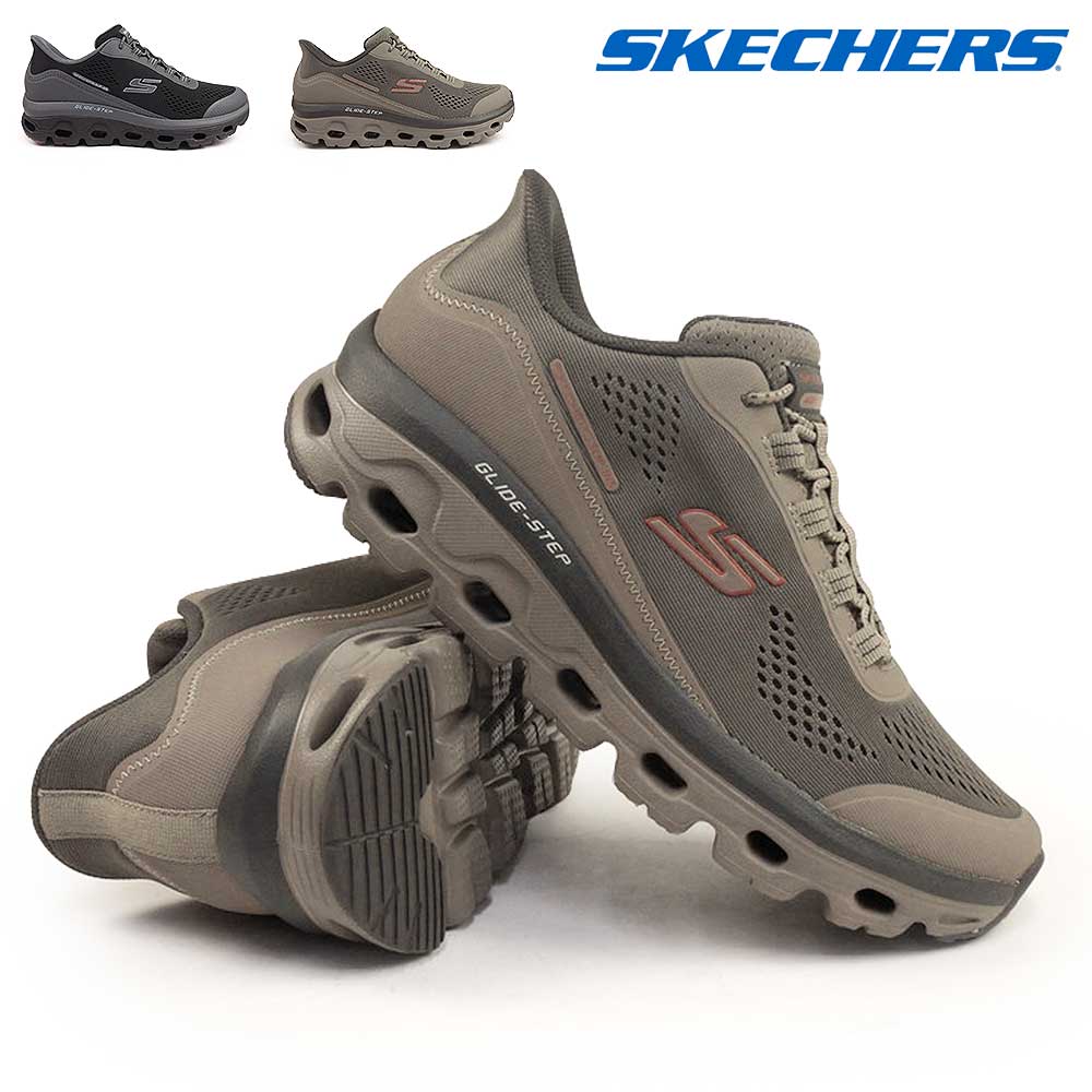 【P10倍祭 12/4 20:00〜】スケッチャーズ スリップインズ メンズ スニーカー 237812 グライドステップ ソール グローバー ピーク SKECHERS SLIP-INS GLIDE STEP SOLE GLOVER PEAK 25秋冬新作