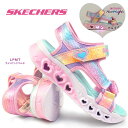 【あす楽】スケッチャーズ SKECHERS 光る靴 ガールズ 303105L サンダル ハート エスライツ 子供靴 スポサン キッズ ジュニア 女の子 Girls S LIGHTS FLUTTER HEARTS SANDAL-TWILIGHT DASH