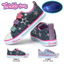 【あす楽】スケッチャーズ 光る靴 ガールズ 314036L エスライツ Twinkle Toes スターズ 星 子供靴 スニーカー キッズ ジュニア 女の子