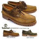 ティンバーランド Timberland デッキシューズ メンズ モカシン オーセンティクス スリーアイ クラシック ラグ ヌバックレザー AUTHENTICS 3 EYE Classic Lug