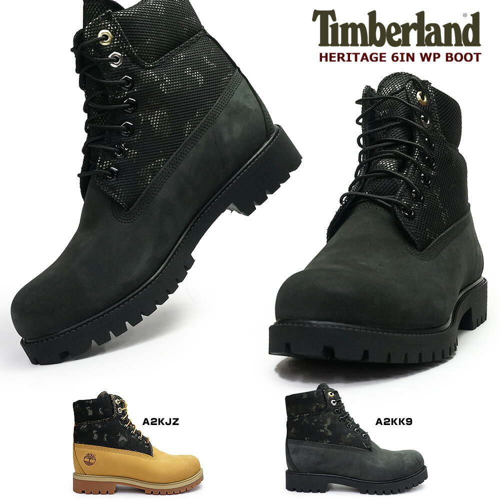 【あす楽】ティンバーランド Timberland 防水 ブーツ ヘリテージ WP 6インチ ウォータープルーフ メンズ ワークブーツ 本革 Heritage 6inch Waterproof Boots