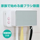 歯ブラシ除菌器 歯ブラシ除菌 歯ブラシ除菌ケース 歯ブラシ除菌機 ミラー付き 家族 小型 コンパクト UV LED 充電 usb充電 歯ブラシホルダー 髭剃り ...