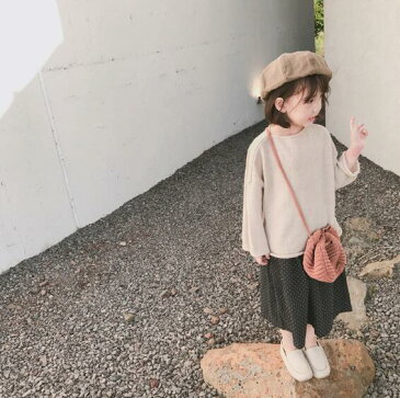 キッズ ベビー服 ボトムス 海外 子供服 パンツ 水玉 ドット ガウチョ ワイドパンツ 男の子 女の子 冬 秋 春 ジュニア おそろい 洋服 オシャレ 100cm 110cm 120cm 130cm