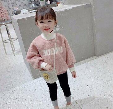 キッズ ベビー服 トレーナー トップス 裏起毛 ハイネック タートルネック 子供服 冬 秋 男の子 女の子 かわいい ジュニア おそろい 洋服 オシャレ 90cm 100cm 110cm 120cm 130cm